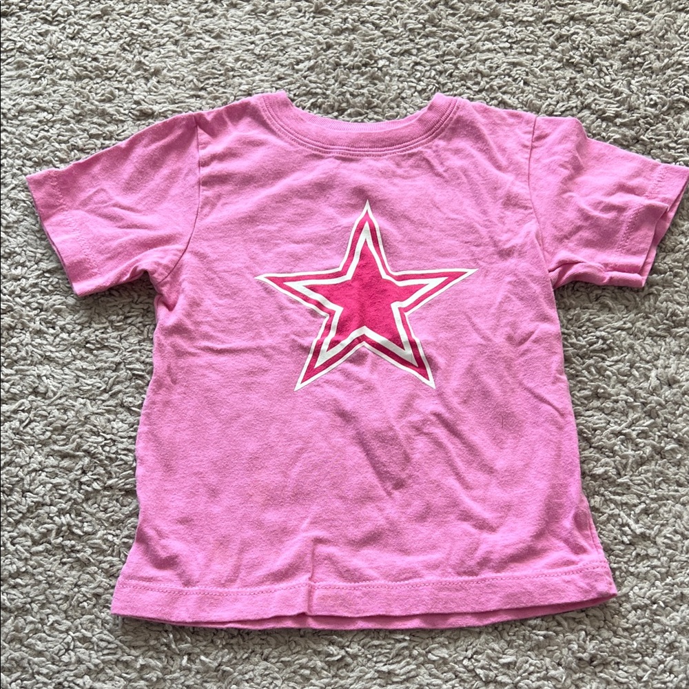 DCC Dallas Cowboys Cheerleaders Pink Start Toddler Shirt